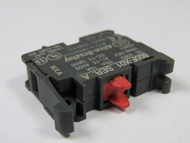 Allen-Bradley 800F-X01 Series A Latch Mount Contact Block 10A 690V